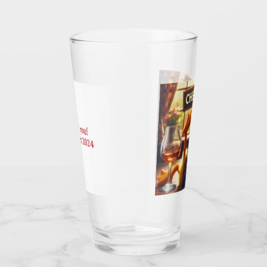 Grappige Dronken Eend Glas (Rechts)