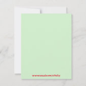 Grappige dronken kerstman en rudolph kerstkaart kaart (Achterkant)