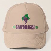 Grappige Druiven Trucker Pet (Voorkant)