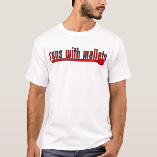 Grappige drumhamer t-shirt