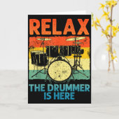 Grappige Drumkunst Voor Mannen Vrouwen Drumline Dr Kaart (Gele Bloem)