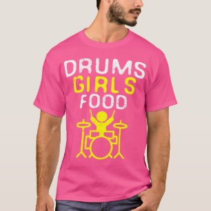 Grappige Drummer Gift Cool Marching School Band Dr T-shirt
