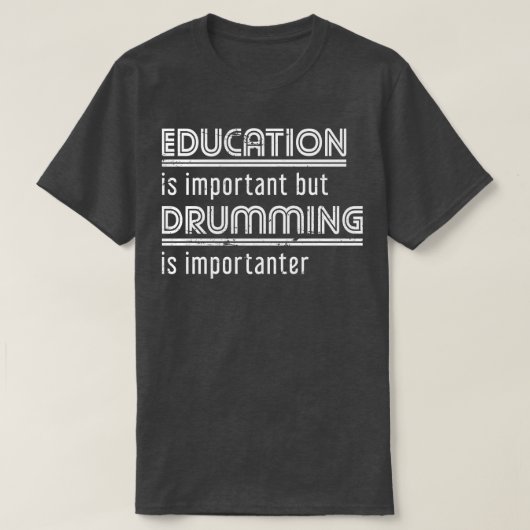 Grappige Drummer Gift Music Drums T-shirt (Design voorkant)