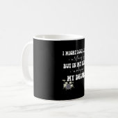 Grappige drummer kunst voor drumspeler percussie koffiemok (Voorkant links)