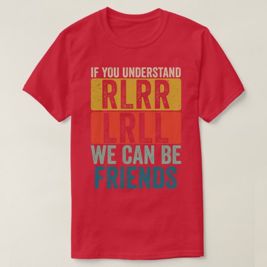 Grappige Drummer Paradiddle Retro Drumming Drum Se T-shirt (Design voorkant)