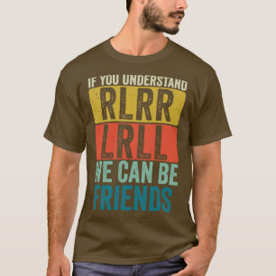 Grappige Drummer Paradiddle Retro Drumming Drum Se T-shirt