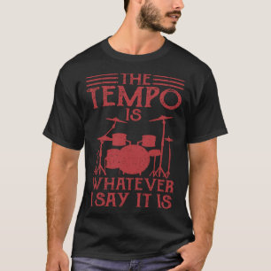 Grappige Drummer T-shirt Drummer Gifts Drum Kit Pu