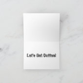 Grappige dubbele espresso kat kaart (Binnen)