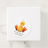 Grappige Duck Gift Labels - aangepaste tekst (In situ)