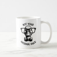 Grappige Duck Quote Nerdy Animal Cartoon Design