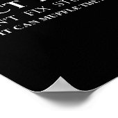 Grappige ducttape-kleding - Schattigee geestige Ge Poster (Hoek)
