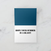 Grappige Duif Cartoon, "Locating Target" Vogel Hum Kaart (Binnen)