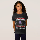 Grappige duif lelijke kerst t-shirt (Voorkant volledig)