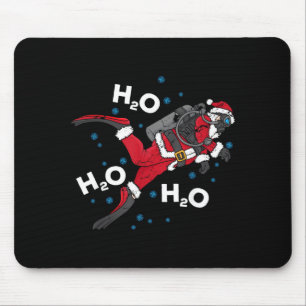 Grappige Duik H2o Pun Scuba Cadeau Muismat