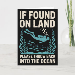 Grappige Duik Kunst Voor Mannen Vrouwen Duiker S Kaart