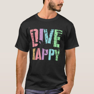 Grappige Duikvaart Gelukkige Duikers Kapitein Meis T-shirt