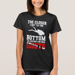 Grappige Duikvlag Duik Citaat Duiker T-shirt