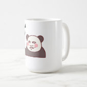 Grappige Duim Omhoog Panda Meme Koffiemok (Voorkant rechts)