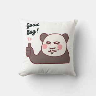 Grappige Duim Omhoog Panda Meme Kussen