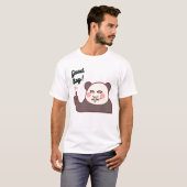 Grappige Duim Omhoog Panda Meme T-shirt (Voorkant volledig)