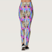 Grappige Duitse Herder Hond & Paashaas Ooren Leggings (Achterkant)