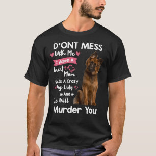 Grappige Duitse herder niet knoeien met mij geschi T-shirt