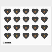 Grappige Duitse Herders Halloween Heksen Hond Hart Sticker (Vel)