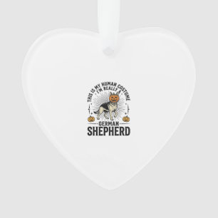 Grappige Duitse Herders Halloween Kostuum Hond Ont Ornament