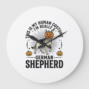 Grappige Duitse Herders Halloween Kostuum Honden O Grote Klok