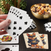 Grappige Duitse Herdershond Kawaii Hond Pokerkaarten (Insitu)