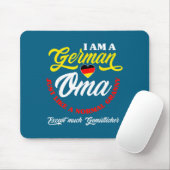 Grappige Duitsland Duitse Oma Duitse Grootmoeder D Muismat (Met muis)
