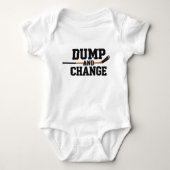 Grappige Dump en Luier Verschonen Humor Romper (Voorkant)