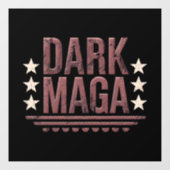 Grappige DUNKERE MAGA 2024 Raamsticker (Vel)