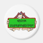 Grappige duurzaamheid magneet (Voorkant)