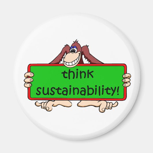 Grappige duurzaamheid magneet (Voorkant)