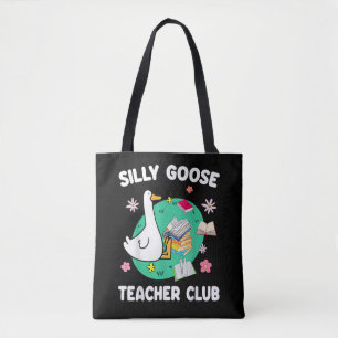 Grappige Dwaas ganzen juf club Dierenliefhebber Gr Tote Bag