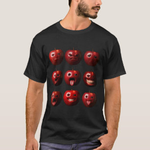 Grappige Dwaze Ai Appel Gen Z Meme Brainrot Humor  T-shirt