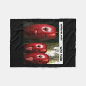 Grappige Dwaze Ai Apple Gen Z Meme Brainrot Humor Fleece Deken (Voorkant (Horizontaal))
