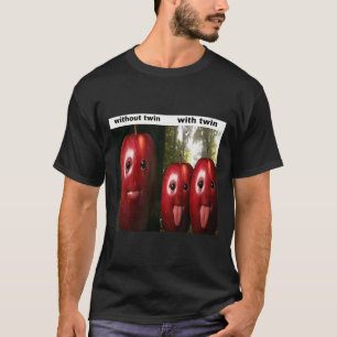 Grappige Dwaze Ai Apple Gen Z Meme Brainrot Humor T-shirt