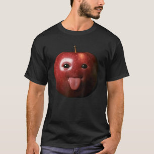 Grappige Dwaze AI Apple gen z Meme BrainRot Humor T-shirt
