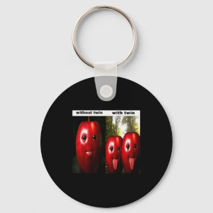 Grappige Dwaze Ai Gen Z Meme Hersenrot Humor Tweel Sleutelhanger