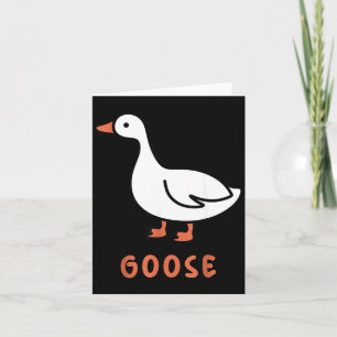 Grappige Dwaze Gans Kaart