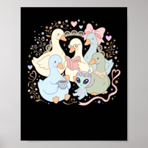 Grappige Dwaze Gans Leraar Club Leraar Poster