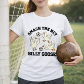 Grappige Dwaze Gans Voetbalgrap T-shirt