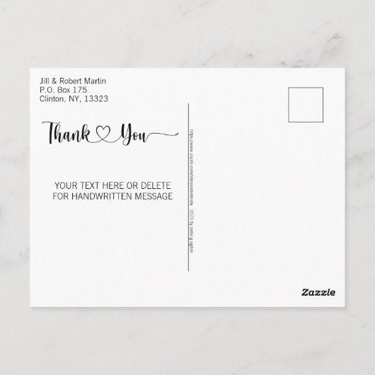 Grappige Dwaze Katten Retro Auto Bedank Script Har Briefkaart (Achterkant)