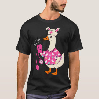 Grappige Dwaze Paasgans Verpleegster Er Cna Lpn Mo T-shirt