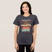 Grappige Dysfunctionele Familiereünie ID1321 Tri-Blend Shirt (Voorkant volledig)