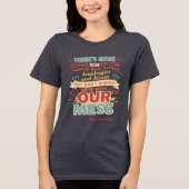 Grappige Dysfunctionele Familiereünie ID1321 Tri-Blend Shirt (Voorkant)