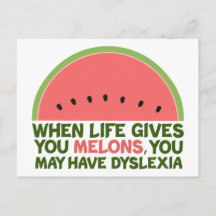 Grappige dyslexie