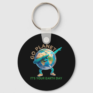 Grappige Earth Day Go Planet zijn uw aarde dag 202 Sleutelhanger